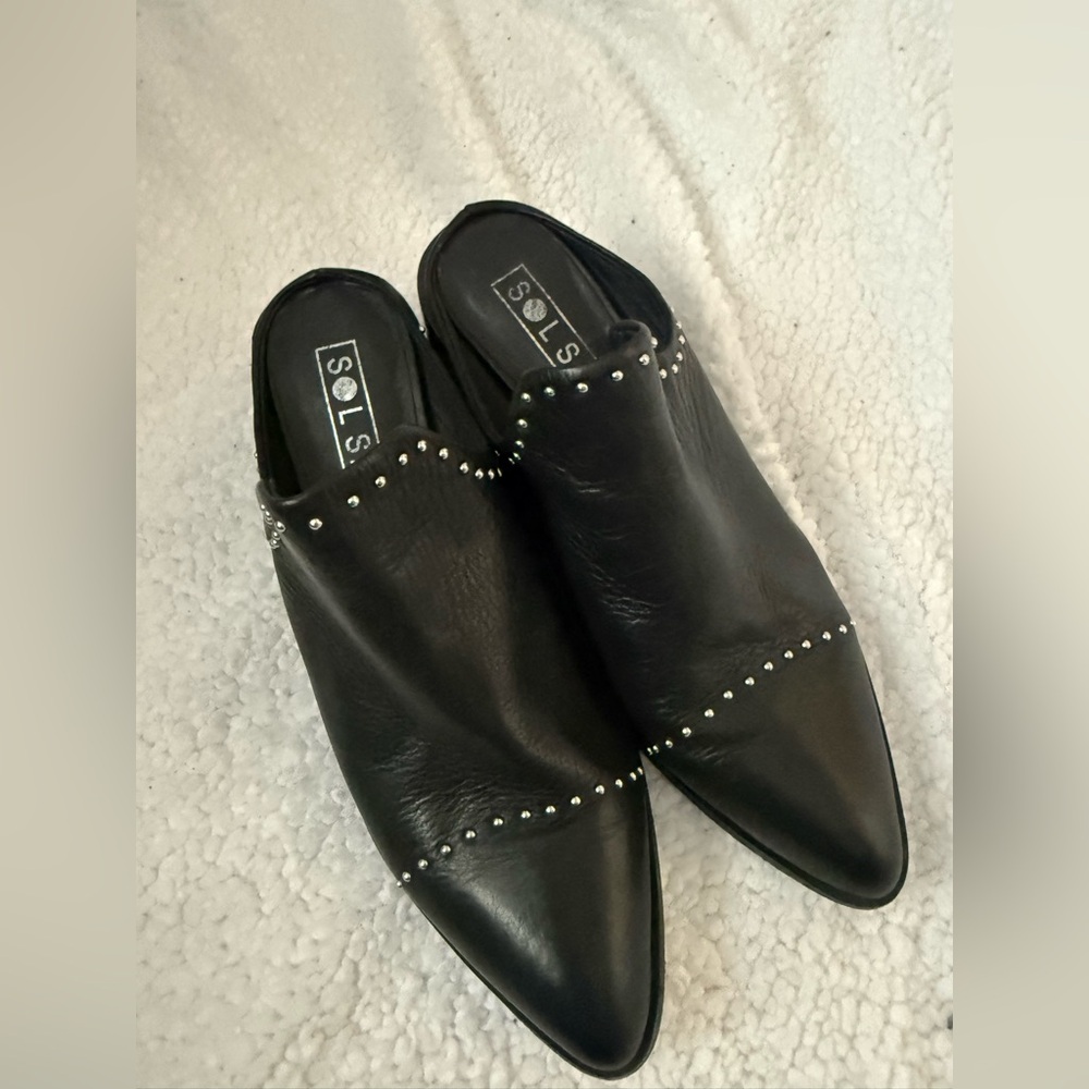 Sol Sana pointy studs lip on style boot